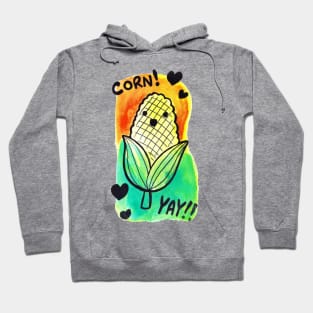 Watercolor Corn! Yay! Hoodie